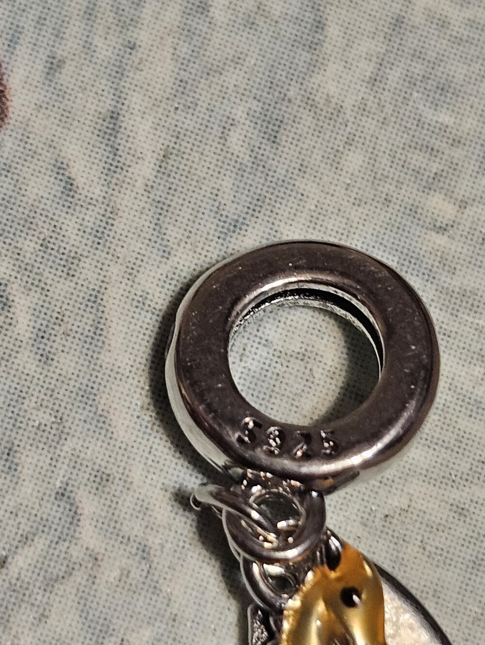 Sterling Silver 925 Giraffe Charm Pendant - Picture 3 of 4